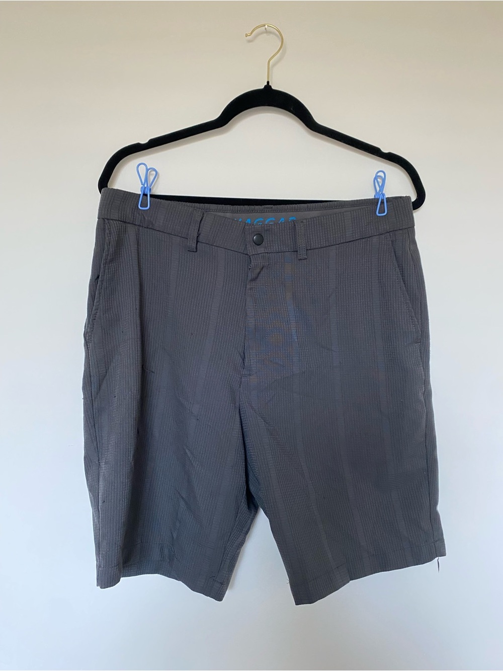 Haggar Men's Dark Gray Performance Shorts
